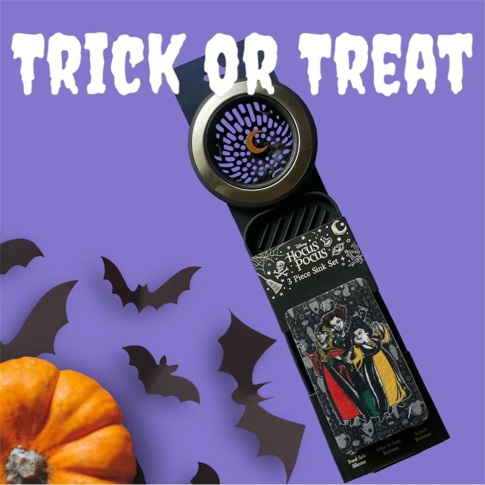 Disney Hocus Pocus 3 piece Halloween Sink Set Halloween kitchen Decor